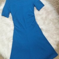 СТРАХОТНА синя кукленска рокля, снимка 1 - Рокли - 41893484