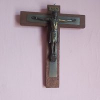 Стар кръст , Исус Христос 25х20см, снимка 13 - Други ценни предмети - 41394506