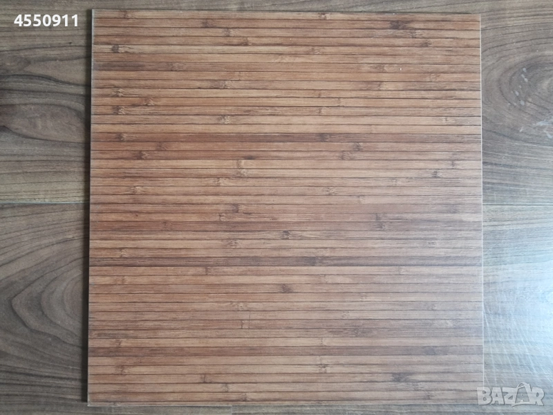 гранитогрес - тъмен бамбук 60x60x1 см, снимка 1