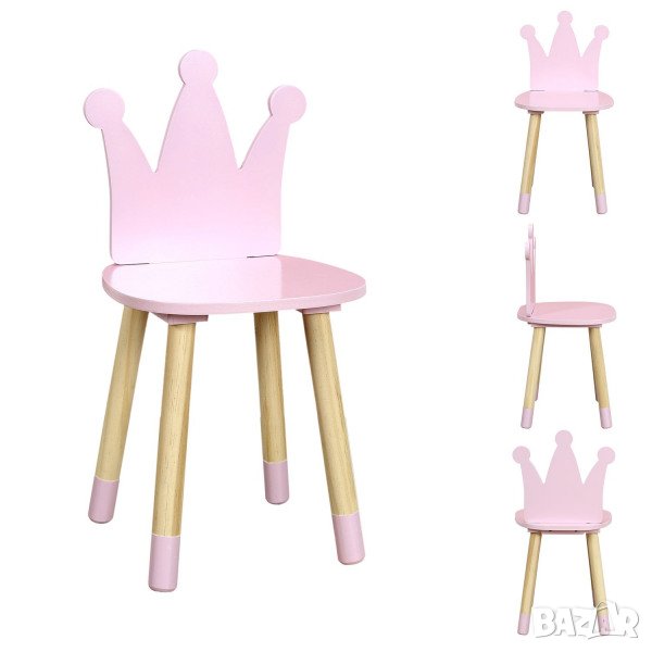 Розов стол "Корона" HD6922, снимка 1