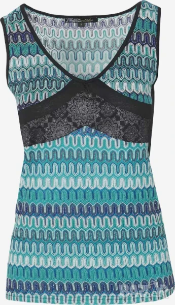 Дамски топ Koroshi, 95% полиестер, Многоцветен, XL, снимка 1