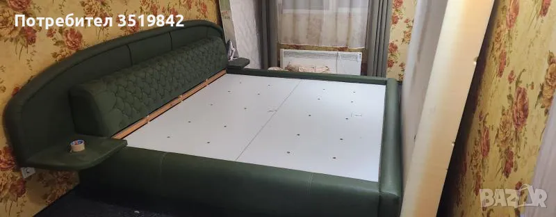 Тапицирана кожена спалня , снимка 1