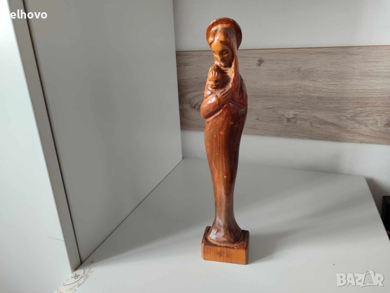 Статуетка на мадона с младенец, снимка 1