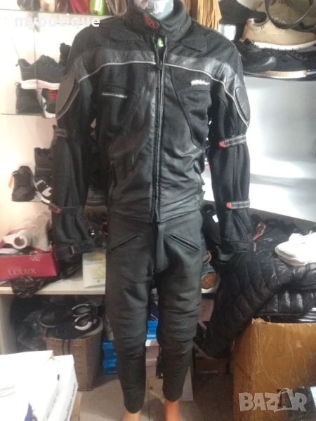 Мото екип естествена кожа GIUDICI italia, снимка 1