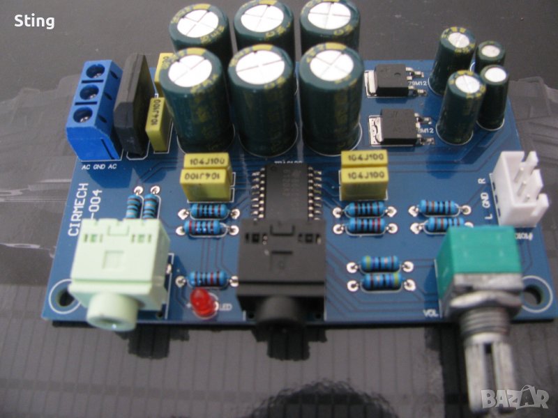 HI FI Усилвател за Слушалки с TPA6120A2 Отличен, снимка 1