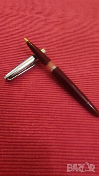 Стара писалка, винтидж,PEX със златно перо. , снимка 1