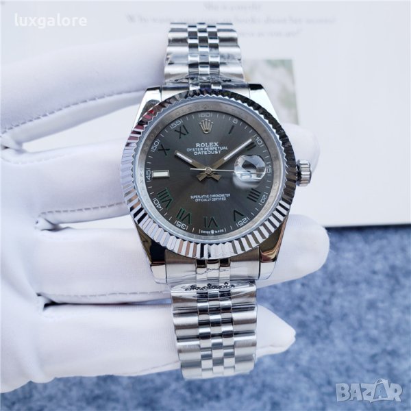 Мъжки часовник Rolex Datejust Wimbledon с автоматичен механизъм, снимка 1