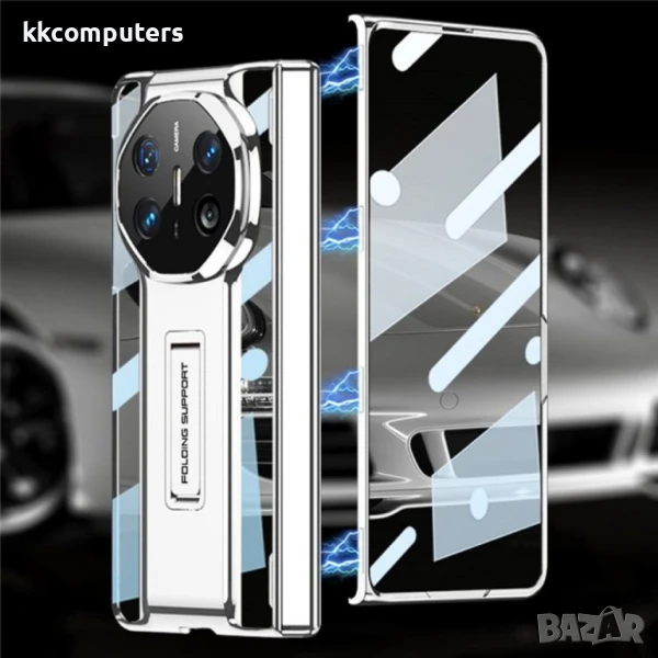 GKK Калъф с Магнитно Заключване + Скрийн Протектор за Huawei Mate X6 – Черен, Сребрист, Червен, Син, снимка 1