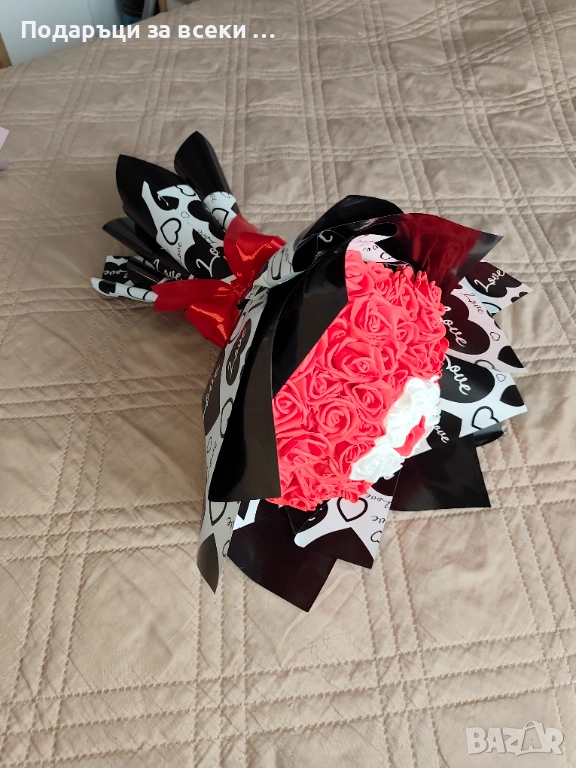 Букет от 61 вечни рози, снимка 1