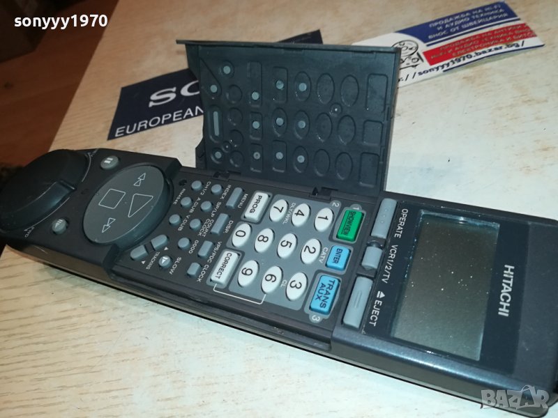 hitachi remote control-внос swiss 1806231601, снимка 1