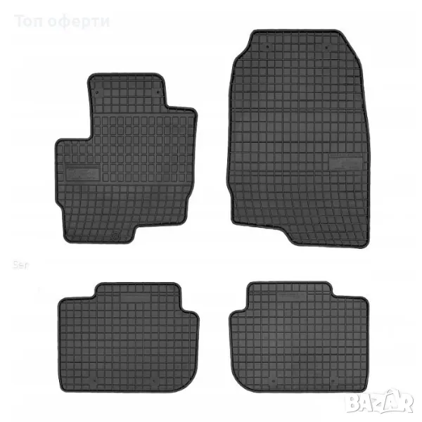 Гумени стелки Frogum съвместими с Mitsubishi Colt VI 2008- 5 врати, снимка 1