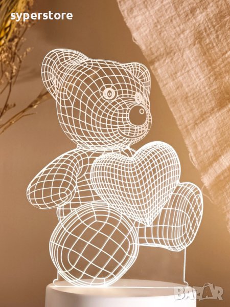 Свететещо мече 3D Led лампа холограма Digital One SP00805 дистанциооно, RGB, нощна лампа, снимка 1