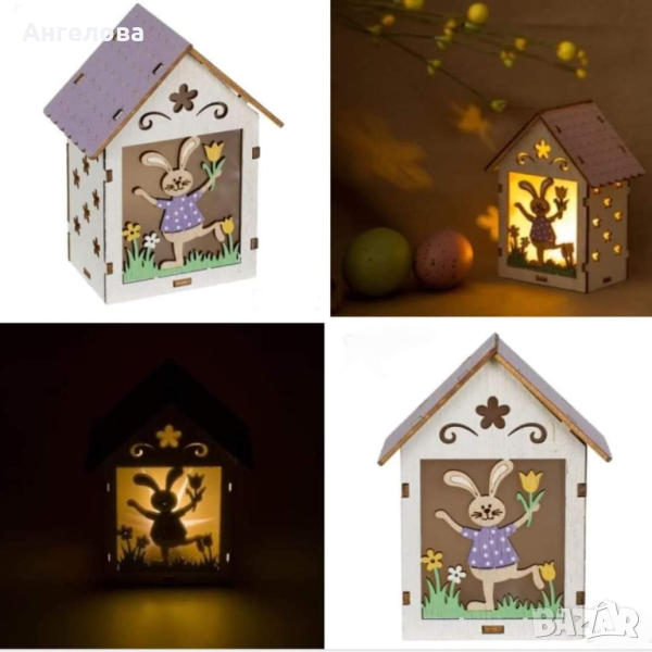 Светеща къщичка-  Великден, снимка 1