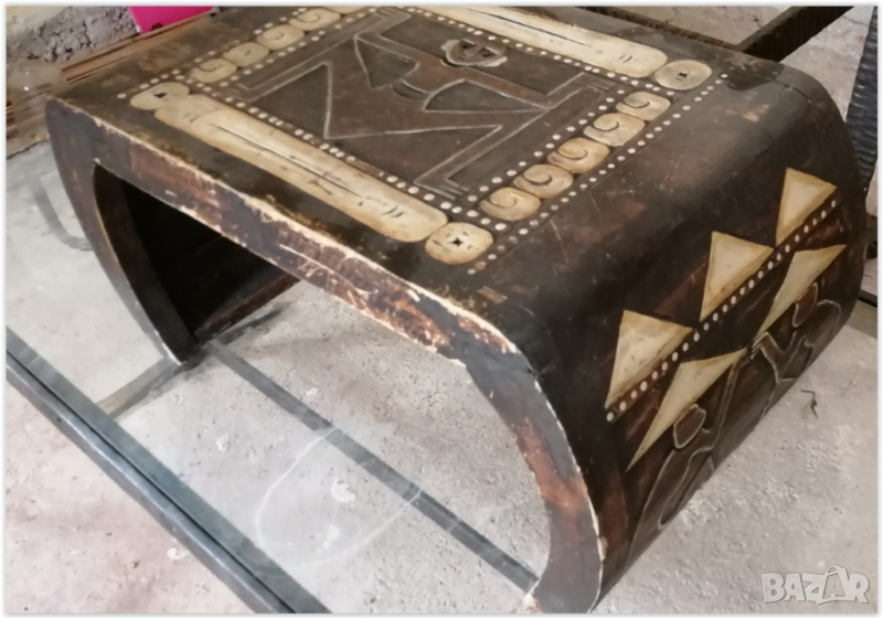 Маса помощна - индийска, снимка 1