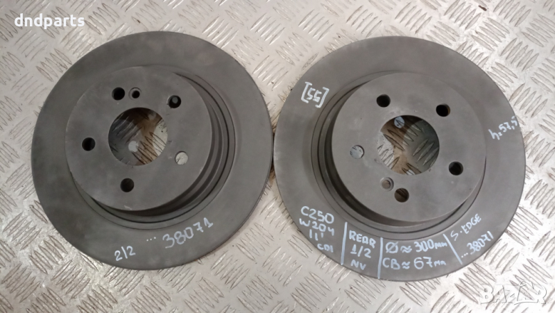 Задни дискове Mercedes C250 CDI W204 2011г.	, снимка 1