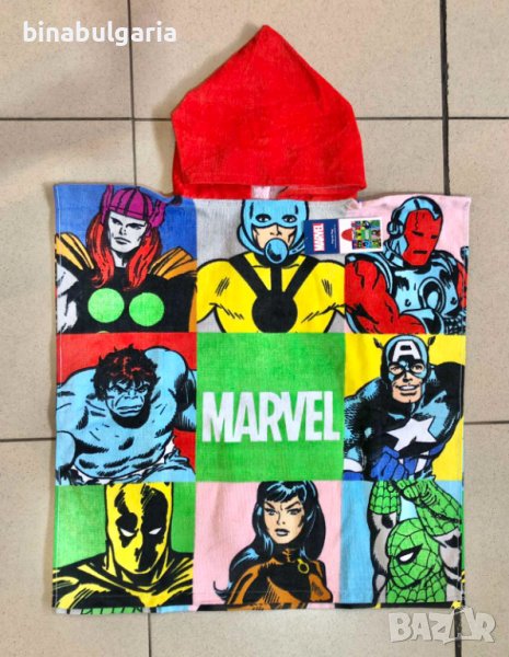 Детско пончо за момчета модел  "Avengers / Отмъстителите"   , снимка 1
