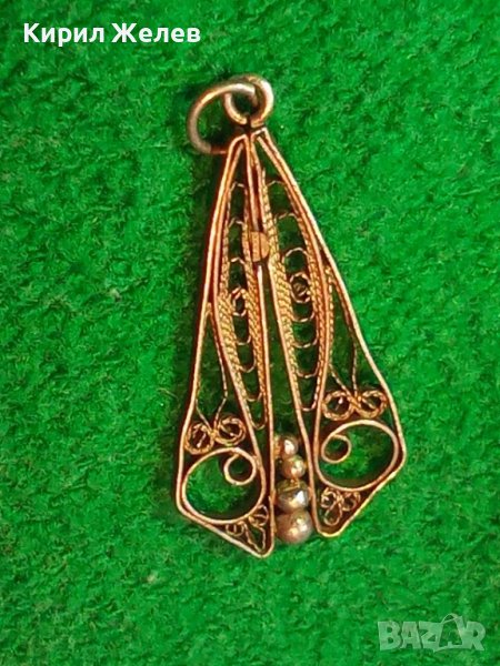 19 Век СРЕБЪРНА ВИСУЛКА РЕТРО МЕДАЛЬОН ФИЛИГРАННО СРЕБРО ВИСОКА ПРОБА РЪЧНА МАЙСТОРСКА РАБОТА 18105, снимка 1