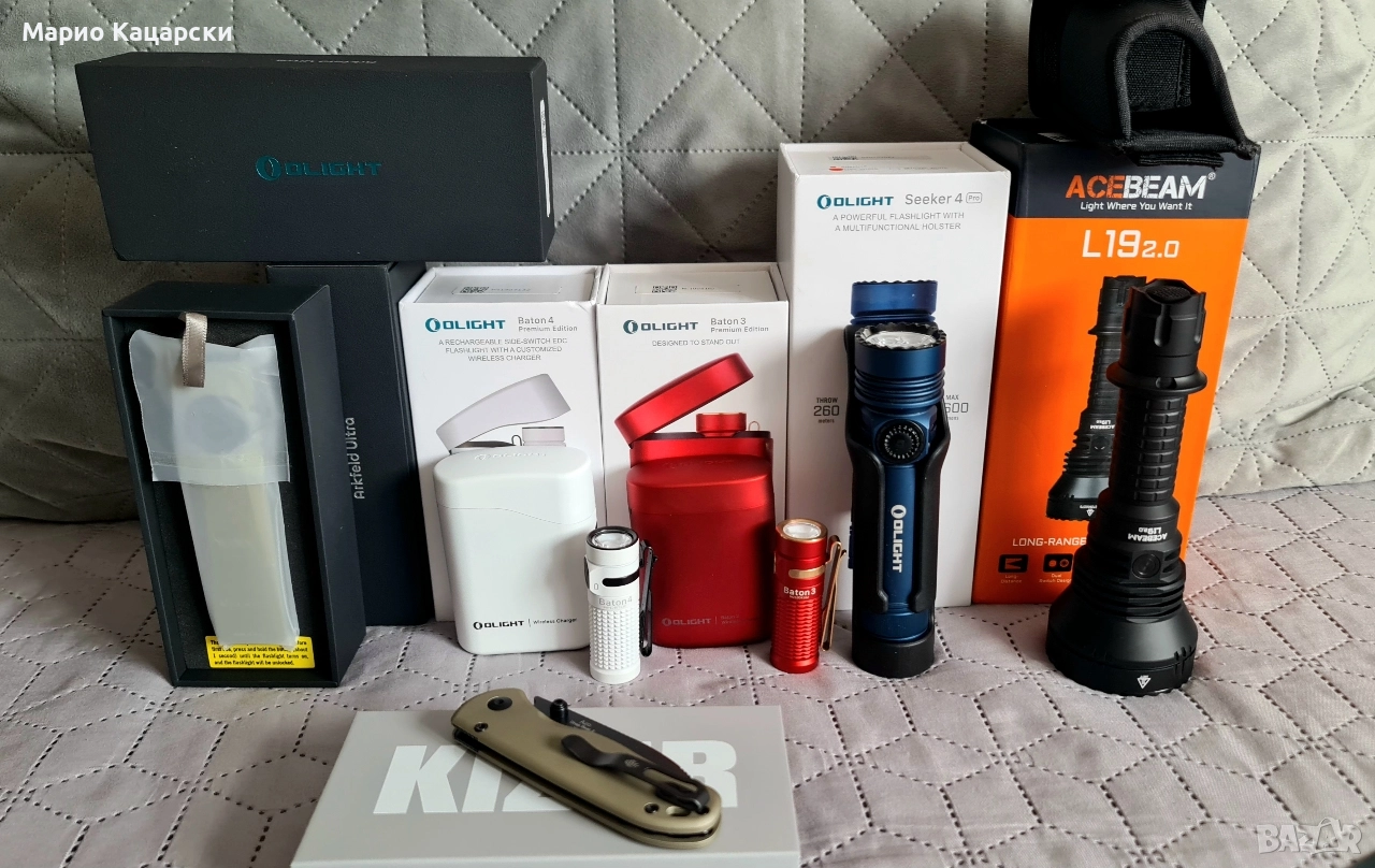 Acebeam, Lamy pico, Olight, Kizer, Casio Edifice , снимка 1