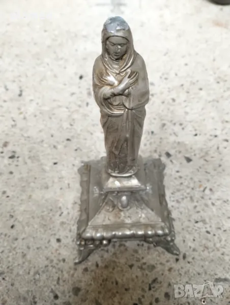 Метална фигура на Богородица, снимка 1