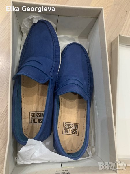 Оригинални мъжки мокасини нови, снимка 1