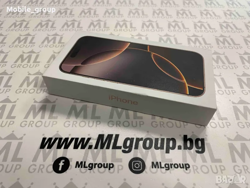 #MLgroup предлага iPhone 16Pro Max 256GB, нов., снимка 1