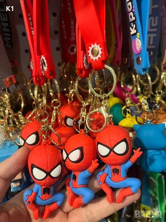 Ключодържател Спайдърмен/Майнкрафт, ключодържатели Spiderman Minecraft, снимка 1