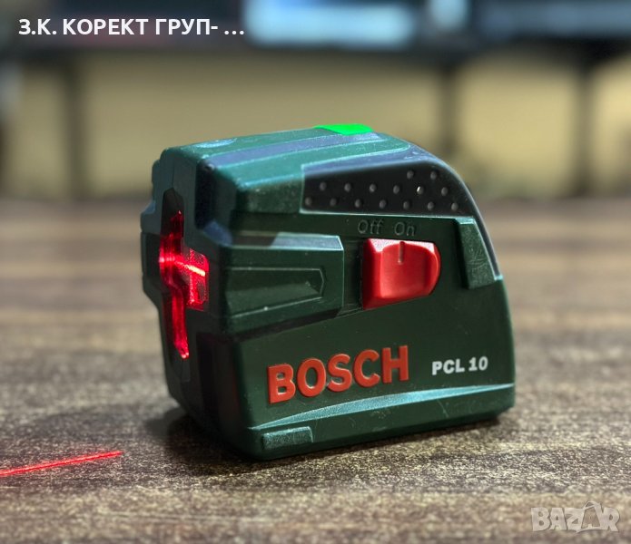 Лазерен линеен нивелир Bosch PCL 10, снимка 1