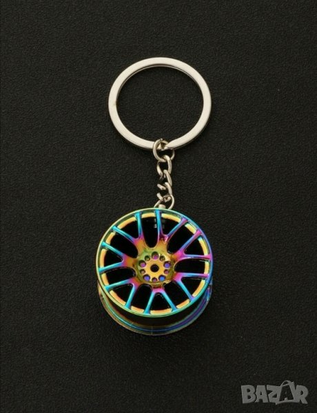 Стилен ключодържател джанта за кола, снимка 1