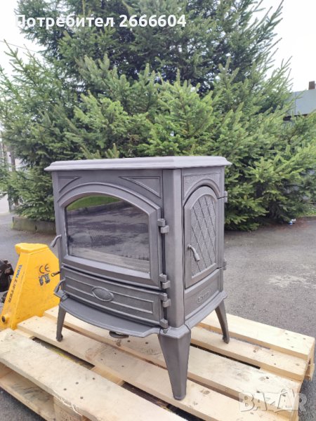 Норвежка чугунена камина печка на дърва, снимка 1