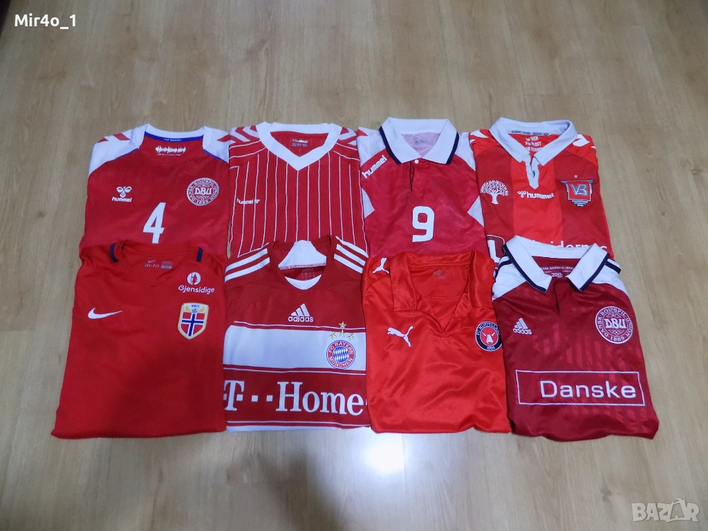 футболни тениски norge nike denmark kjaer hummel bayern munich adidas fc midtjylland vejle boldklub , снимка 1