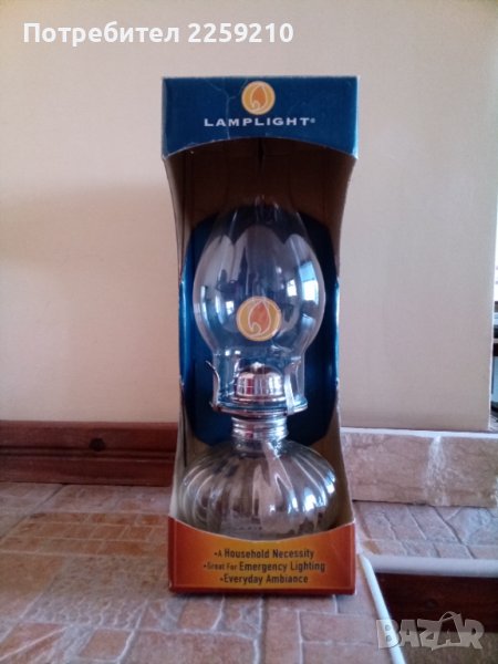 Нова Lamplight Ultra-чиста маслена лампа Осветление с естествен пламък, снимка 1
