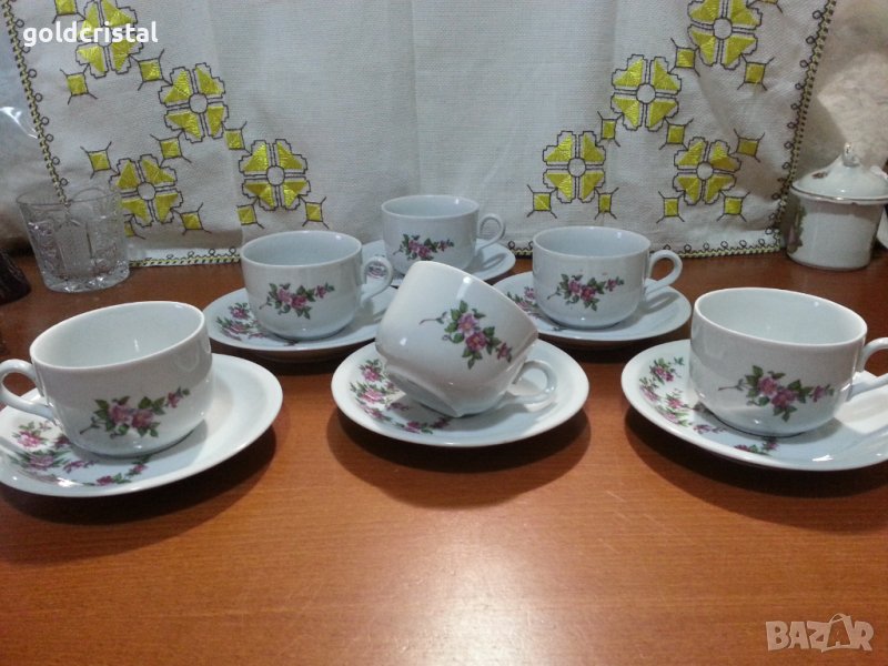 Български порцелан чаши за чай , снимка 1