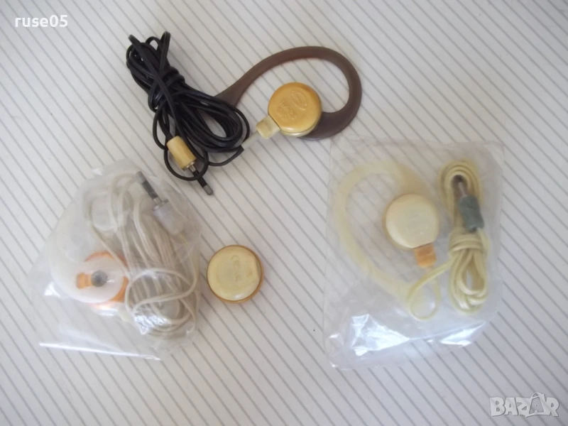 Лот от 3 бр. аудио слушалки "ТМ-2В" от соца, снимка 1