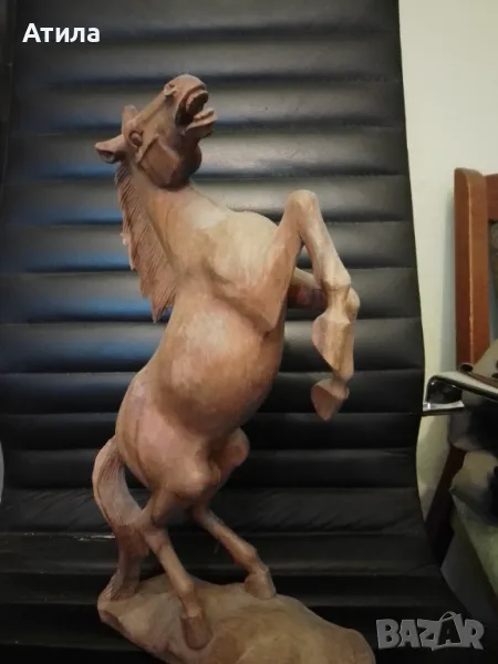 статуетка скулптура кон 43 см, снимка 1