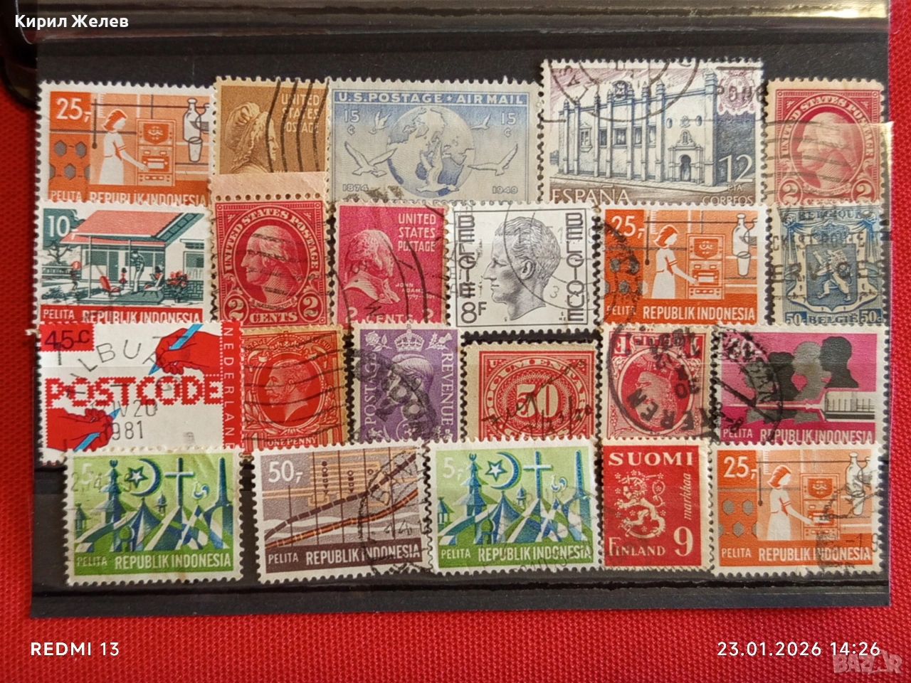 Стари пощенски марки от цял свят смесени АМЕРИКАНСКИ ПРЕЗИДЕНТИ 51963, снимка 1