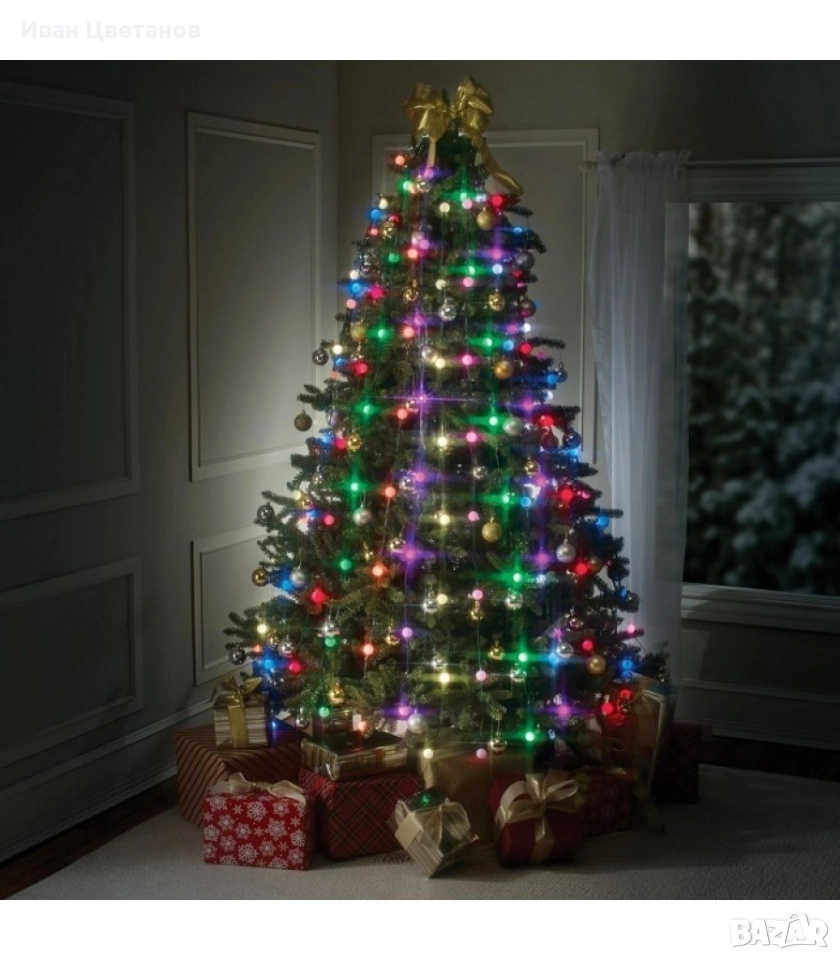 Коледни LED лампички за елха Star shower tree dazzler TV164, снимка 1