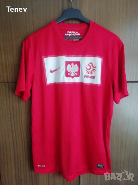 Полша оригинална футболна тениска фланелка Nike Poland L 2012/2013 , снимка 1
