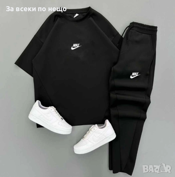 Nike Мъжки Черен Спортен Комплект🔝Мъжки Спортен Екип Найк Код LFS800, снимка 1