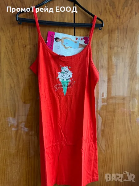 Нова дамска нощница Виенетта Vienetta потник тънка презрамка, снимка 1