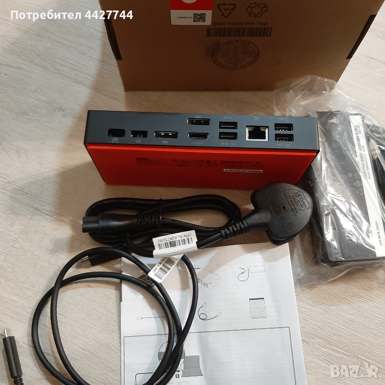 Докинг станция Lenovo ThinkPad USB-C Dock, снимка 1