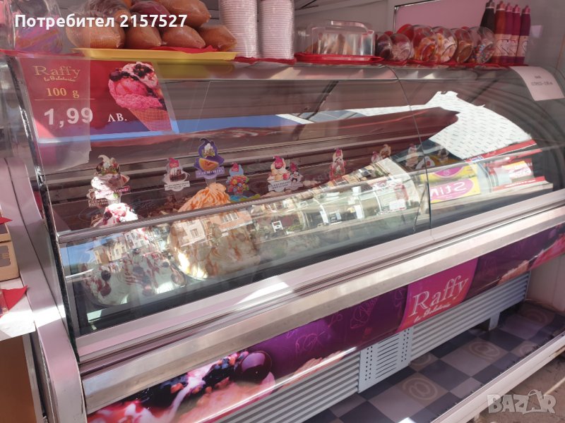 ПРОМО Витрина за украсен сладолед, снимка 1