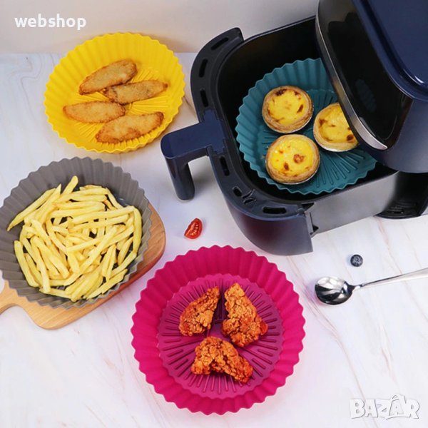 КОМПЛЕКТ СИЛИКОНОВИ ПОДЛОЖКИ ЗА AIR FRYER, снимка 1