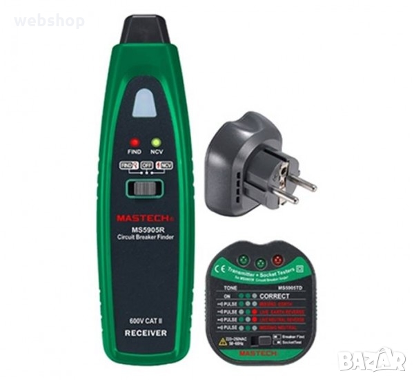 Тестер MASTECH MS5905 RTD за електрически кабели, проводници и контакти, снимка 1