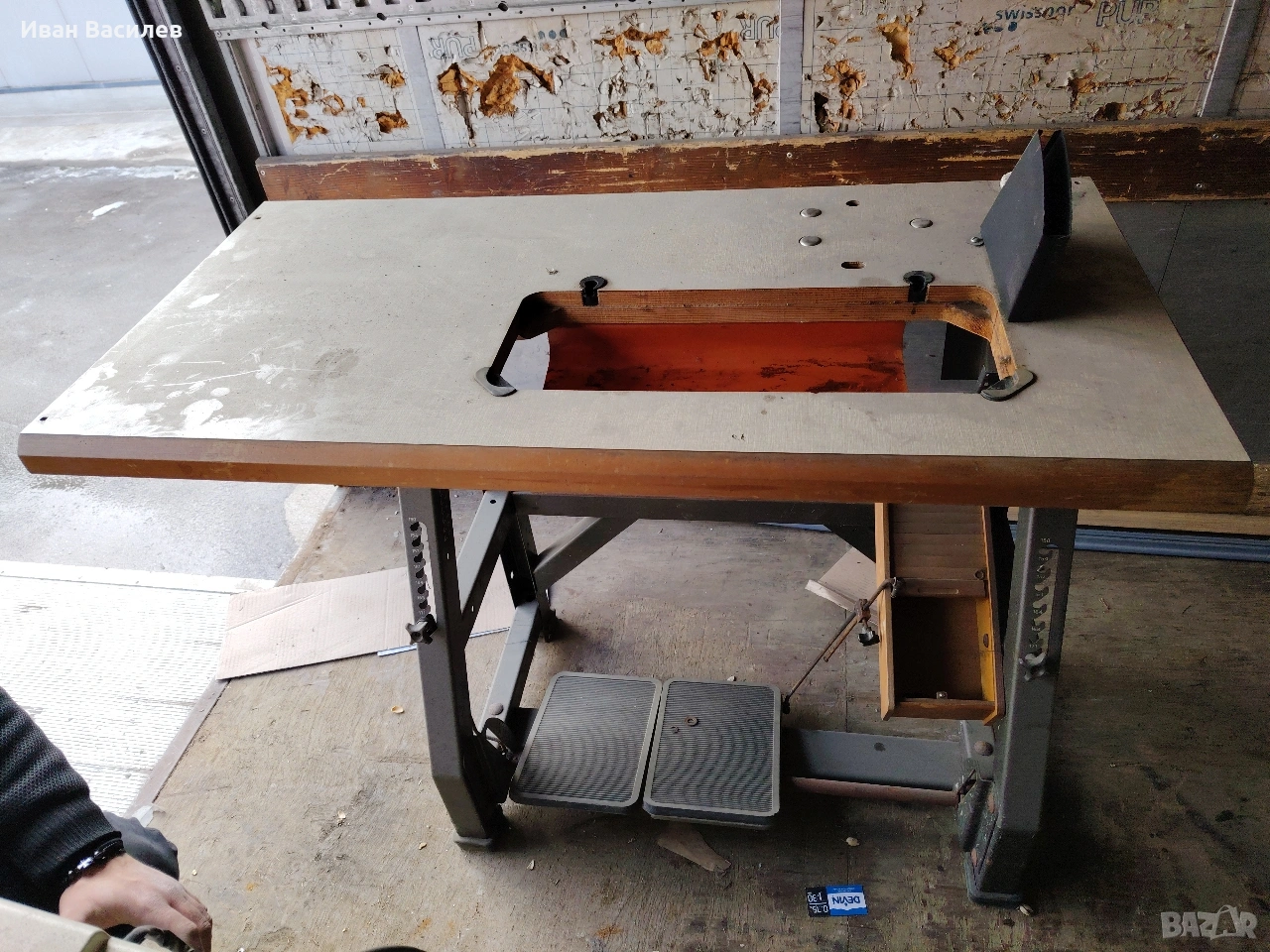 индустриален плот за шевна машина Textima, снимка 1