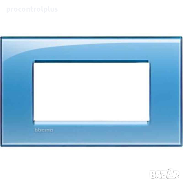 Продавам Рамка 4М Square Blue (AD) bticino Livinglight, снимка 1