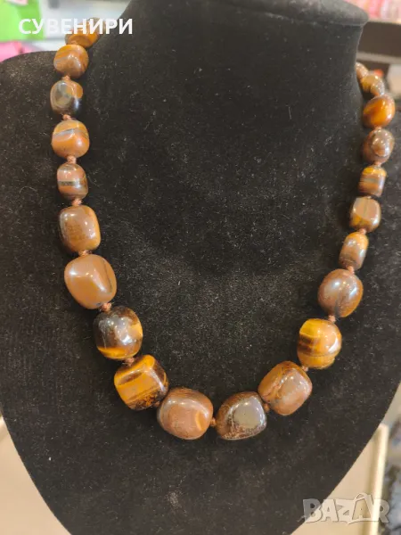 Колие от тигрово око , снимка 1