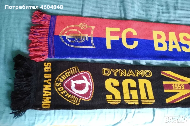 Продавам : 1 шал на футболен отбор (БАЗЕЛ), снимка 1