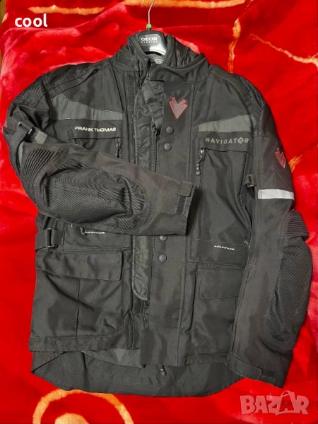 Мото яке Frank Thomas Navigator 2XL – водоустойчиво и с протектори, снимка 1