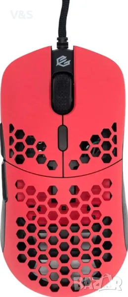 Гейминг мишка Gwolves Hati HTM Лека кабелна мишка за игри с пчелна пита, ~56 g, 3389 сензор, 16 000 , снимка 1