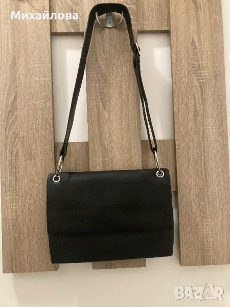 Дамска чанта Reserved, черна, снимка 1